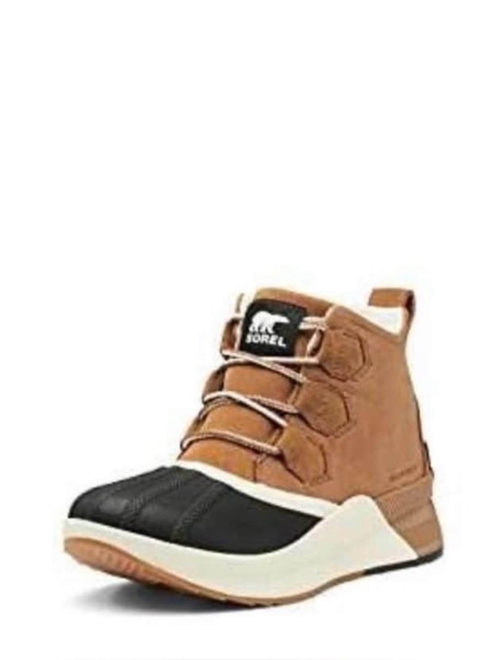 Sorel Brown and Black Women's Waterproof Lace-Up Boot